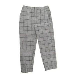 Express Plaid Ankle Pants High Waisted‎ Career Casual Stretch Size 6S